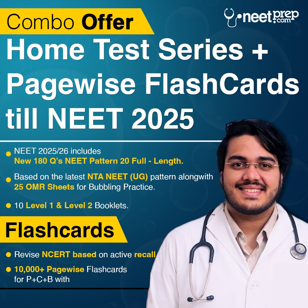 Home Test Series + Page-Wise FlashCards NEET 2025